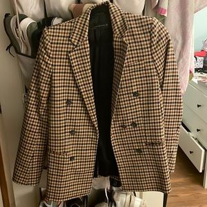 Zara checked blazer